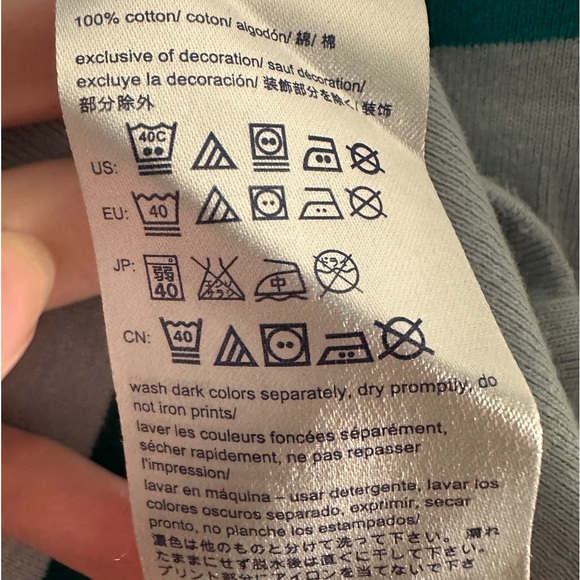 Tommy Hilfiger Stripped Long Sleeve Tee - Blue - Picture 5 of 6